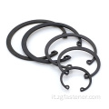 Circlip della lavatrice a cuneta primaverile per albero Din471 Acciaio carbone Black Black Colore su misura standard